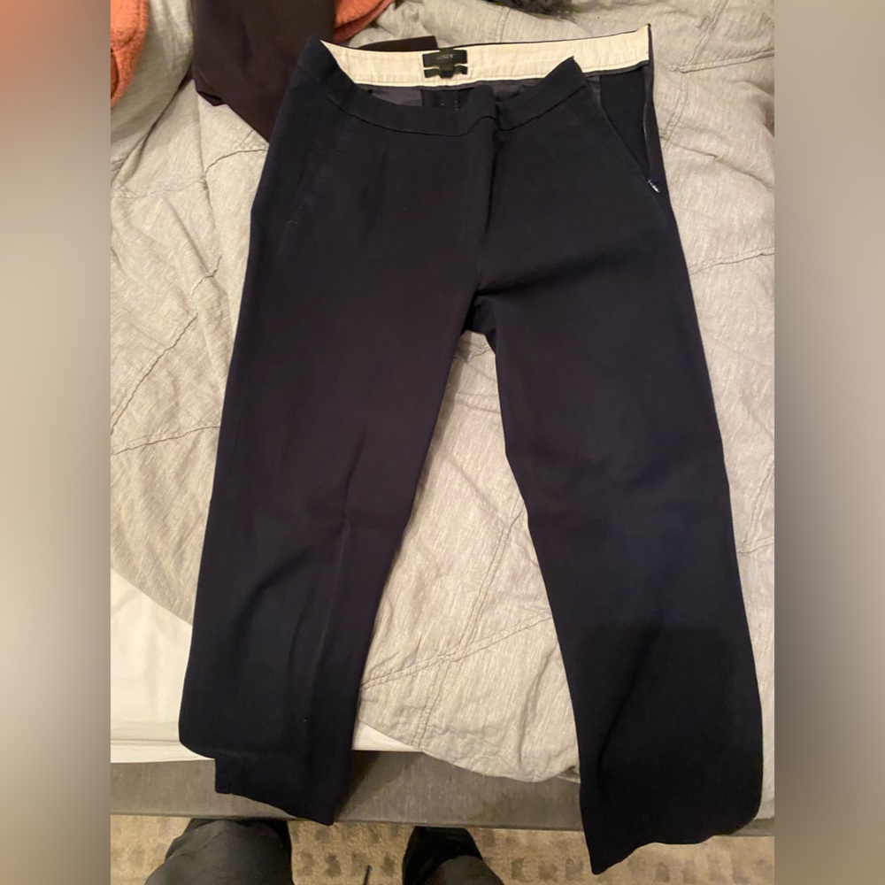 Jcrew Mattie Pants Size 4 - navy